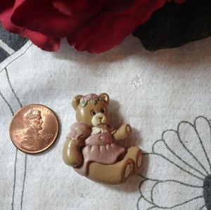 Vintage Avon teddy bear pin